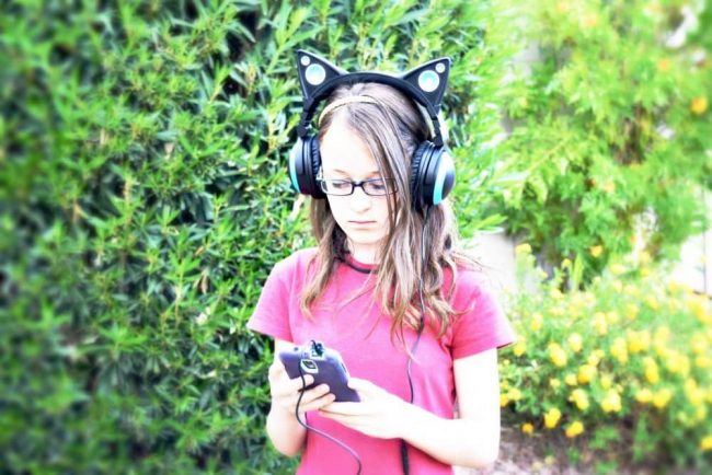 Cat Ear Headphones are perfect for teens