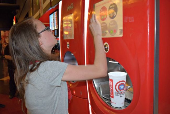 Stand alone Coca-Cola soda machines are awesome