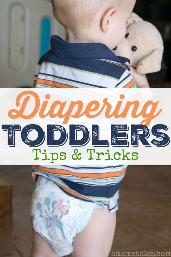 Tips, tricks and hacks that will help you through diapering your toddler! Once they're able to crawl (or run) away - they'll take the opportunity! This tips can help you tackle your diaper duty and have your child help!
