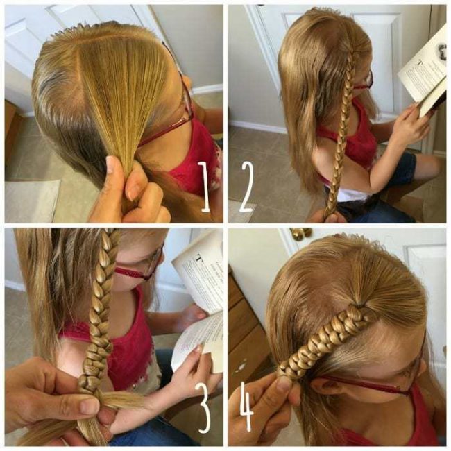 Quick and easy snake braid hair tutorial. Perfect for girls and women to change up that ponytail!