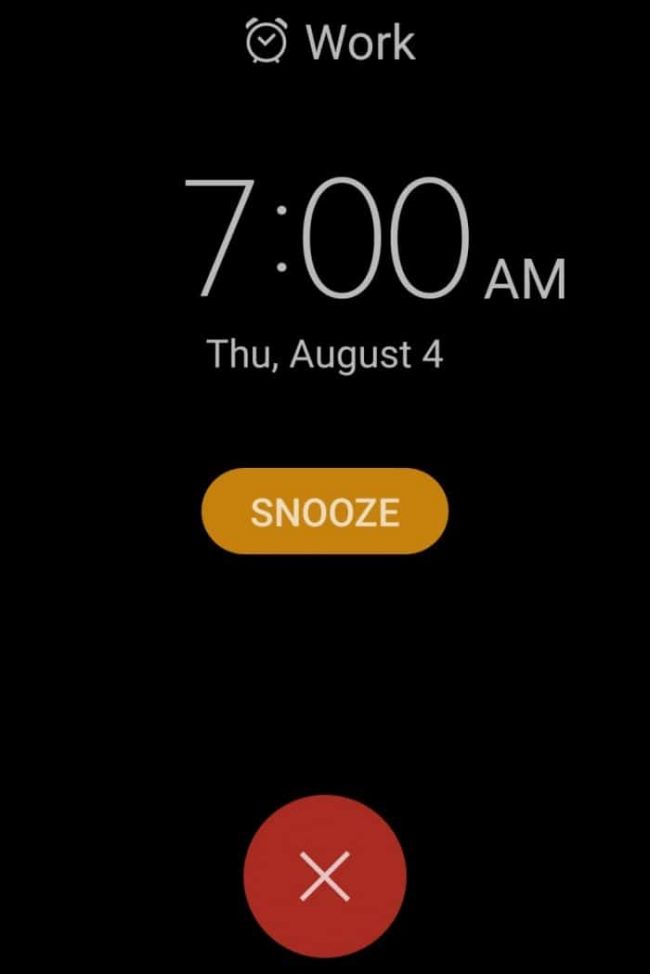 Morning Alarm Snooze Button