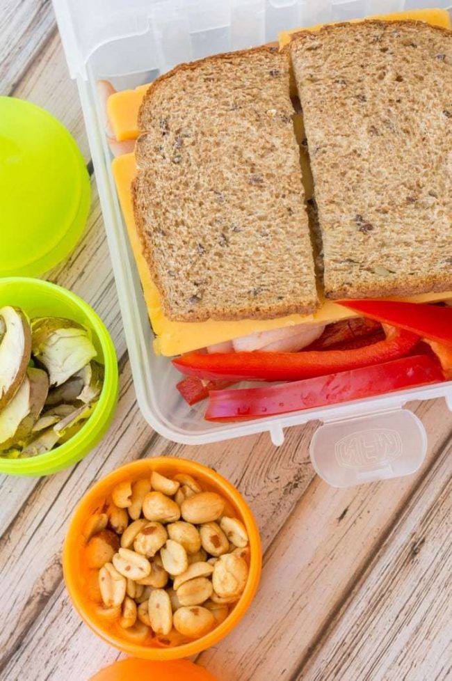 Mix and match these 100 school lunch box ideas to have a different combination of lunch this school year! So many yummy combinations you can make with healthy options and sandwich free lunches, too!