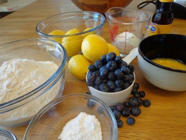 blueberry scones ingredients