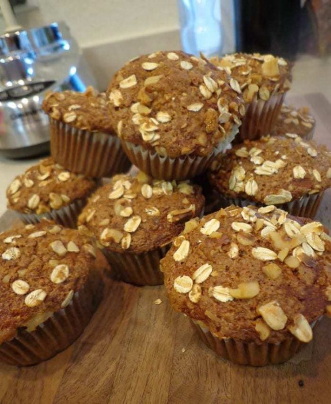 Banana Bread Muffins Recipe Final vertical