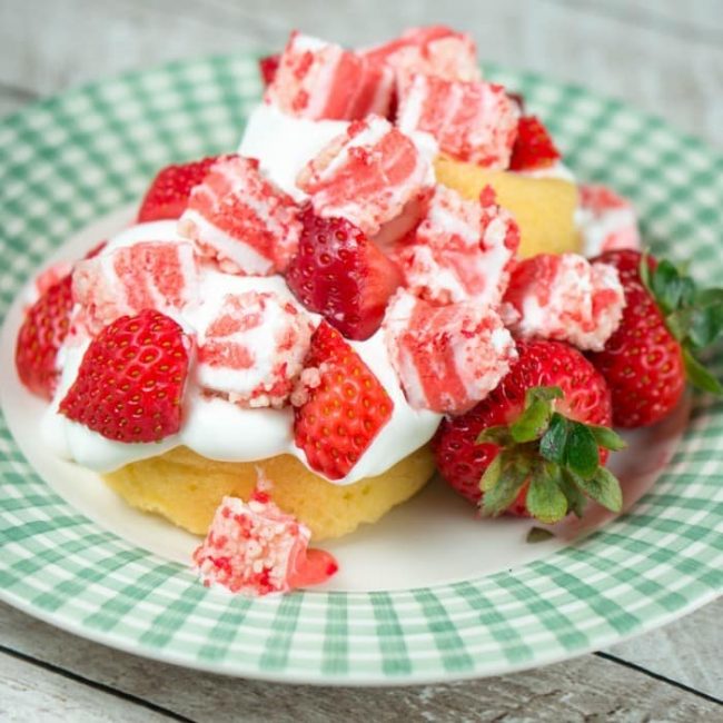 Ice Cream Strawberry Shortcake - A Mom's Take