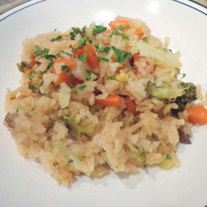 Easy Vegetable Rice - A Mom's Take