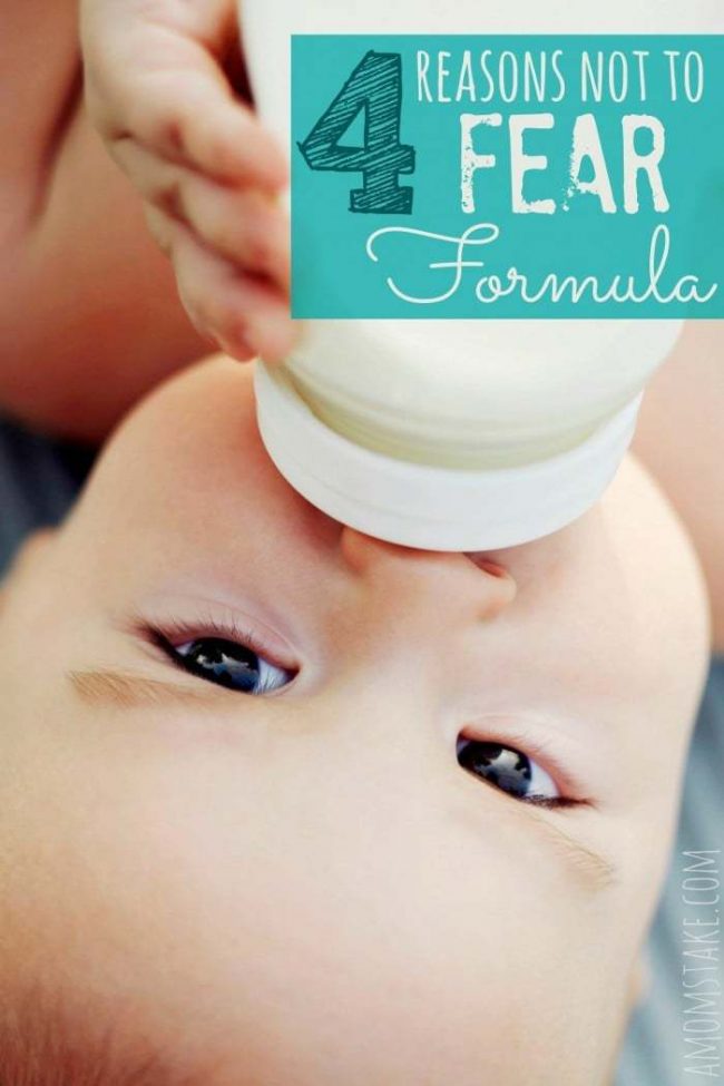 4 Reasons you don't need to fear formula feeding.