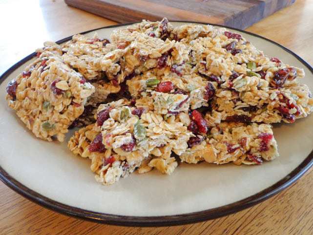 Cranberry Granola Cereal Bars