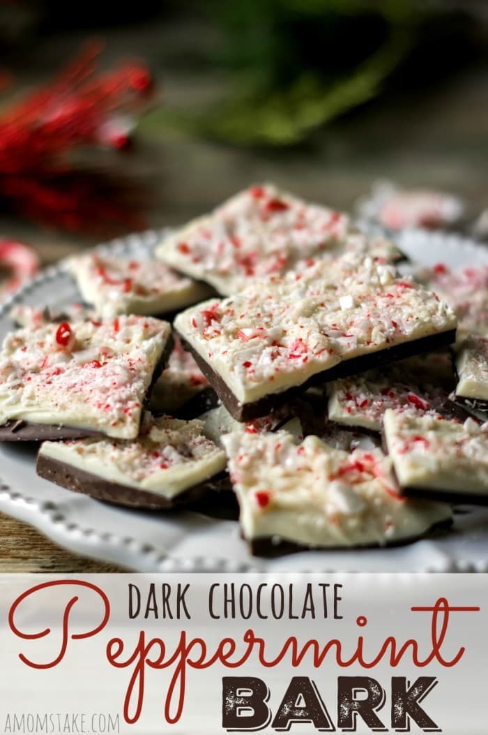 Dark Chocolate Peppermint Bark