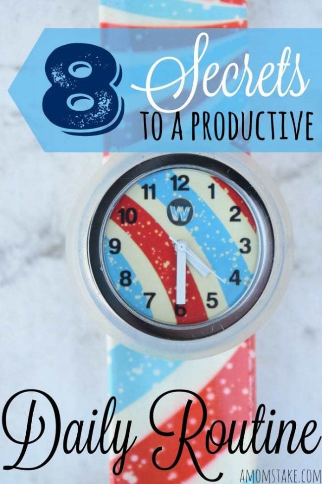 8 Secrets to a More Productive Daily Routine. Find out how you can get more done and save some time and money in the process with ShopSmarter.com