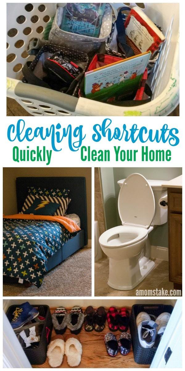 These cleaning shortcuts will help you tidy up your home in minutes, just in time for those unexpected visitors, or help you keep up on your cleaning duties.