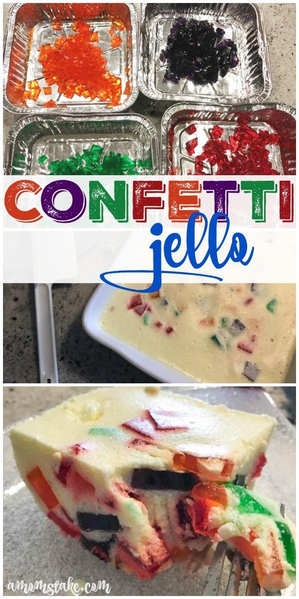 Easy and fun, this kid-friendly confetti jello recipe will be a crowd pleaser! A really fun dessert or after school treat!