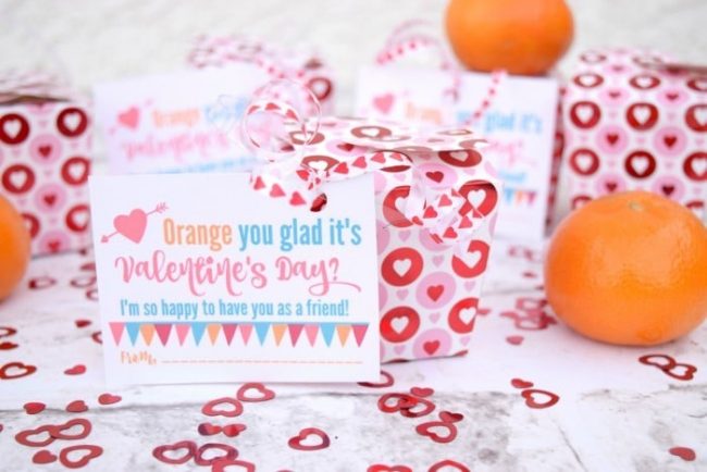 Valentines Day treat boxes and printable Valentines