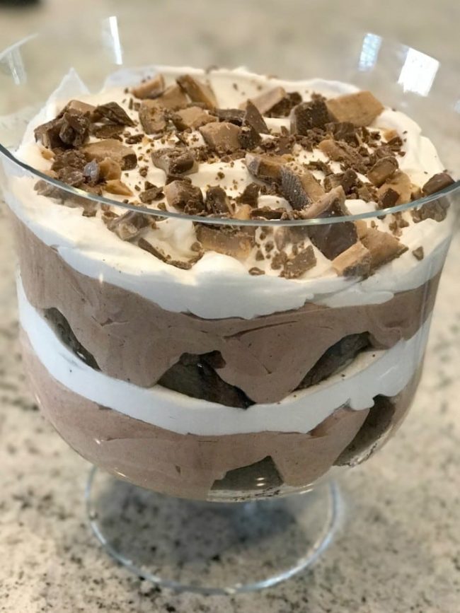 This Brownie Trifle is such a delicious dessert and so easy to make! It is what I take when I want to impress but don’t want to take all day making something.