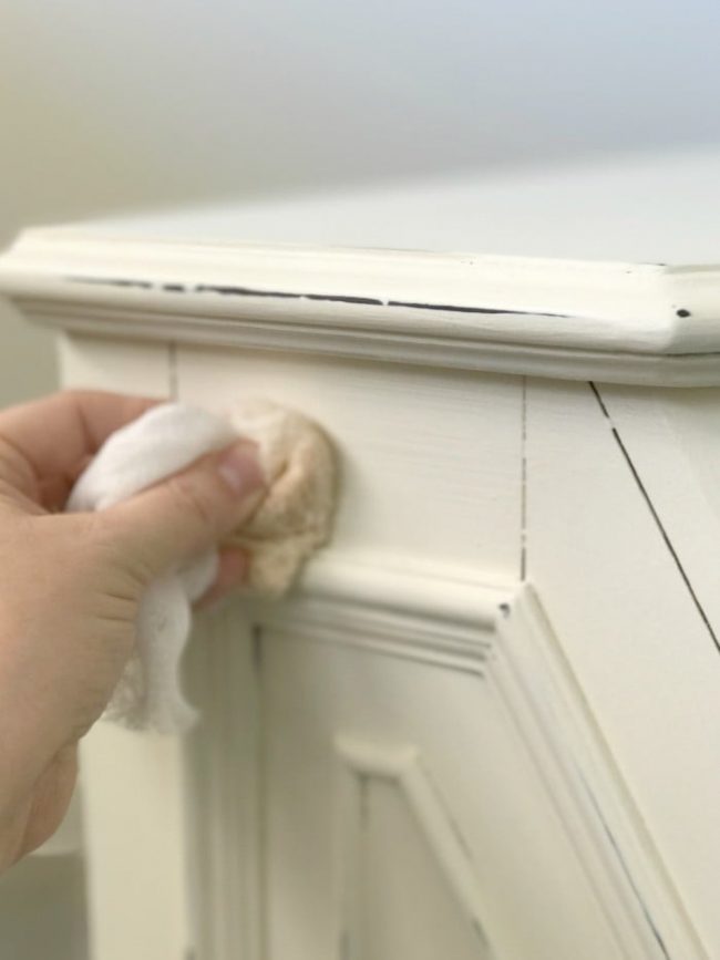 How to Refinish Furniture with Chalk Paint 11 desk11