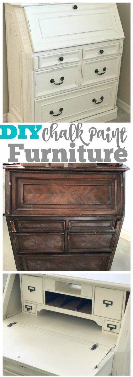 How to Refinish Furniture with Chalk Paint A Mom s Take