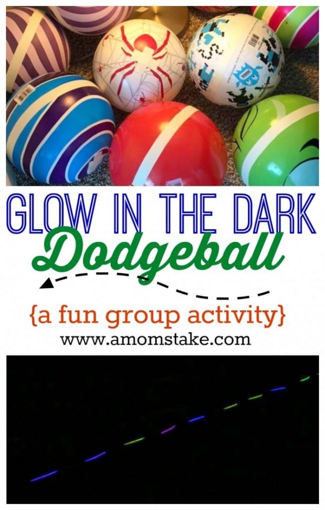 Glow in the dark dodgeball