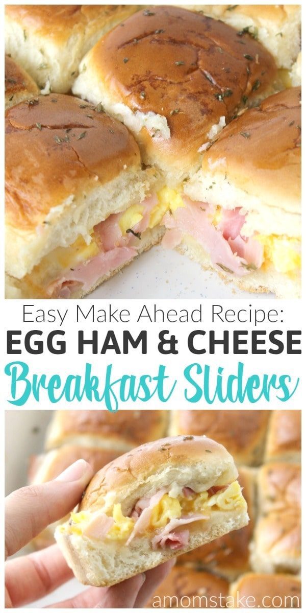 Packing a powerful protein punch in the mornings is important, and these Ham Egg and Cheese Sliders can help do just that! Simple and delicious as well!