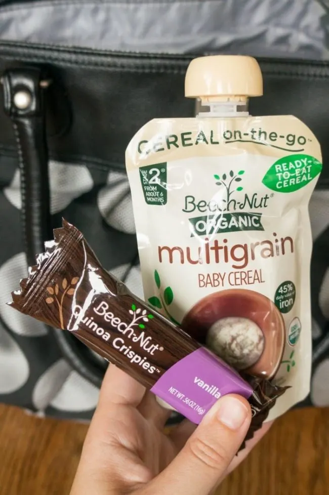 experienced moms - snacks for a diaper bag