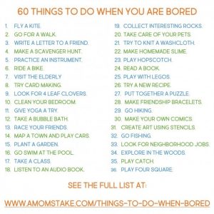 Easy & Cheap Things to do When You're Bored for Kids and Families! - A ...