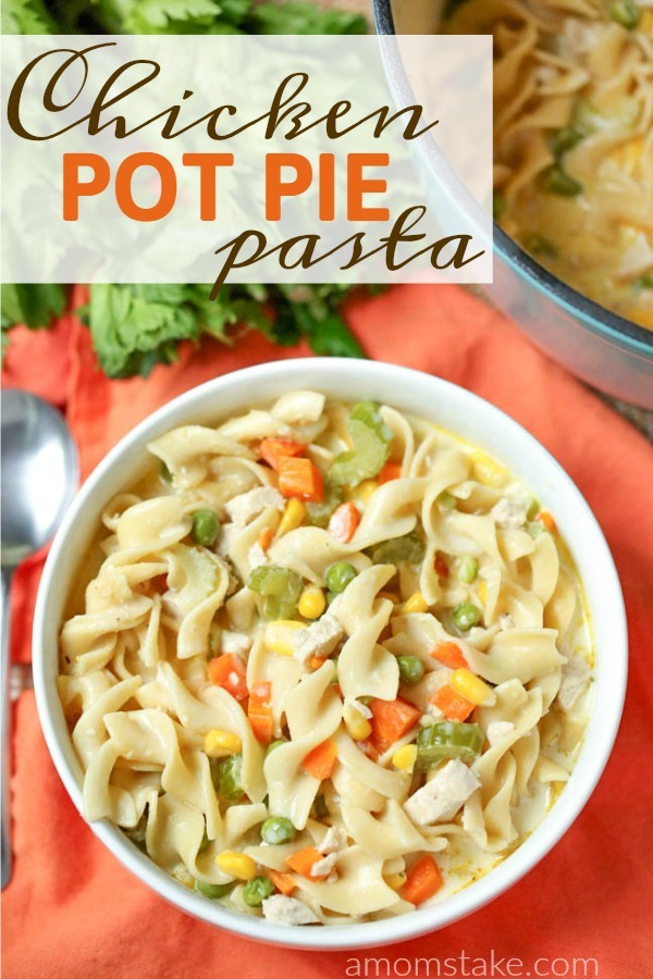 Chicken Pot Pie Noodles Pasta Recipe Chicken Pot Pie Pasta Recipe
