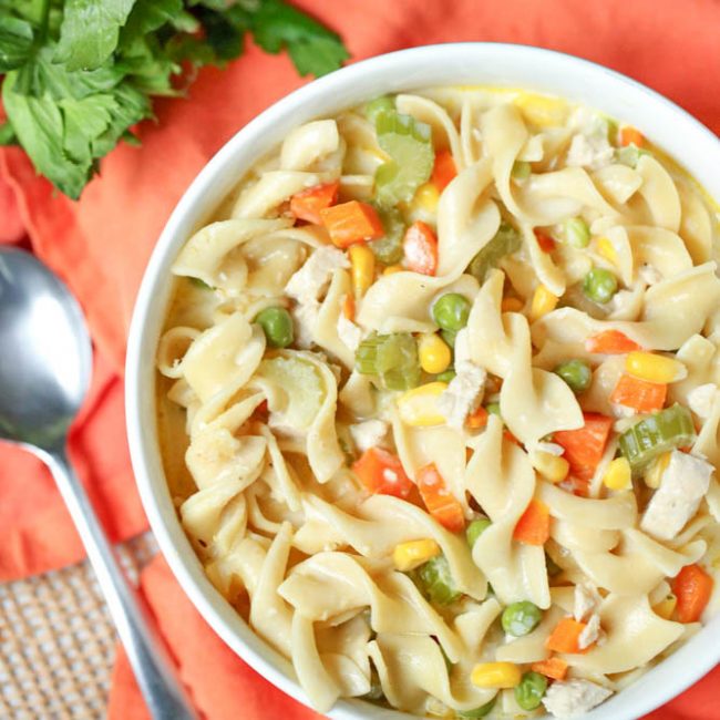 chicken pot pie with noodles