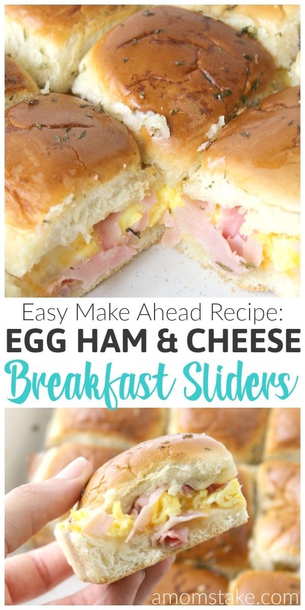 Packing a powerful protein punch in the mornings is important, and these Ham Egg and Cheese Sliders can help do just that! Simple and delicious as well!