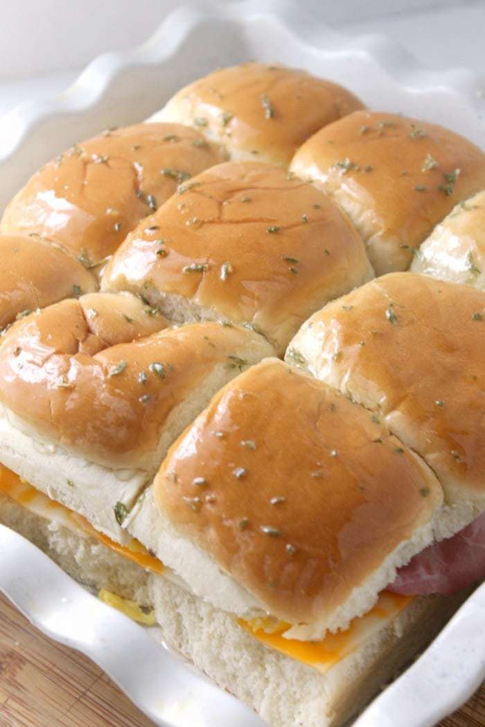 Ham Egg and Cheese Breakfast Sliders - A Mom's Take
