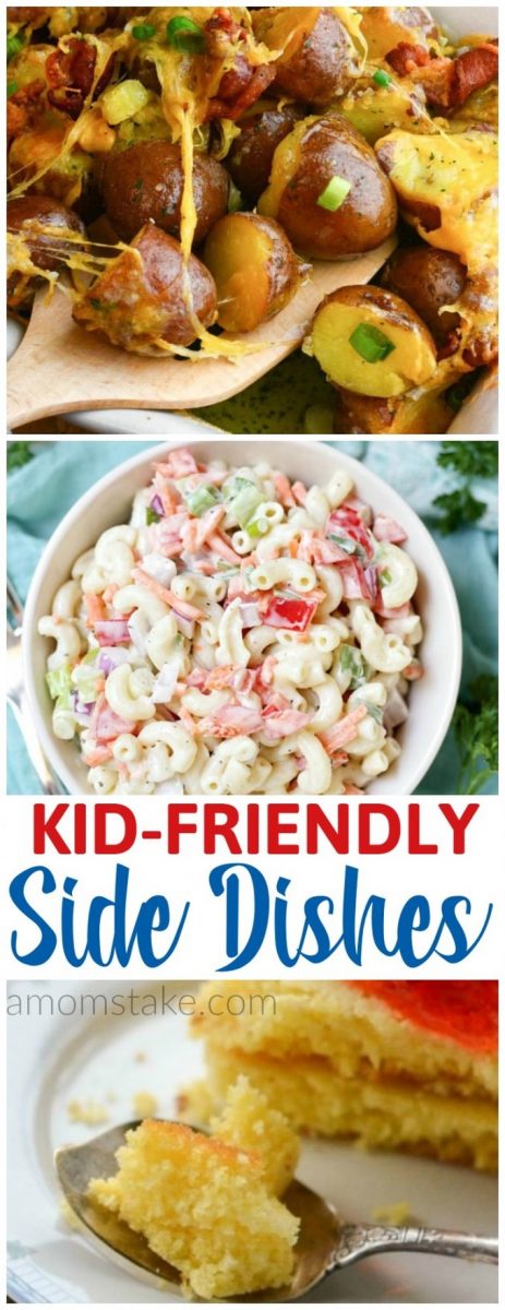 Perfect side dishes kids will love - for summer or other times of the year. These 5 sides are easy to make and yummy!