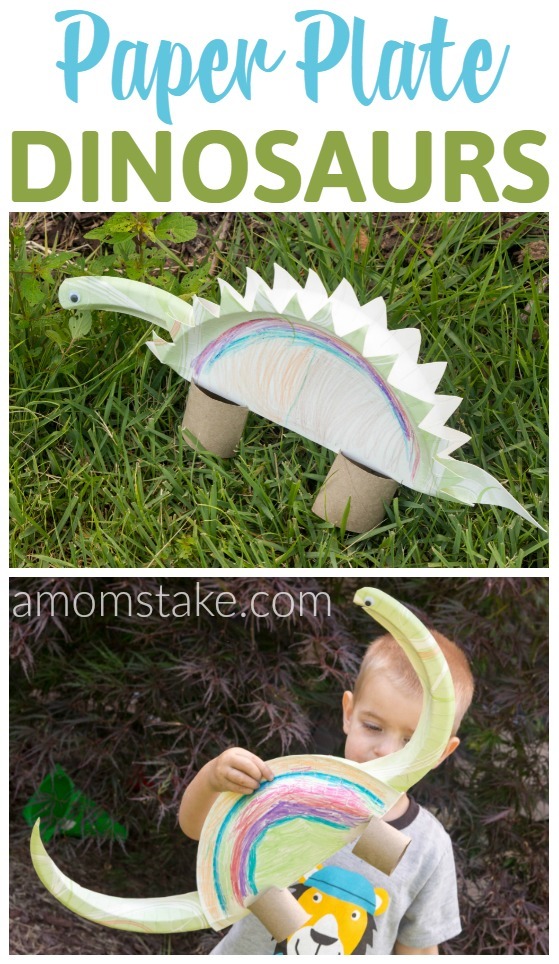 Paper Plate Dinosaur Craft - Made To Be A Momma