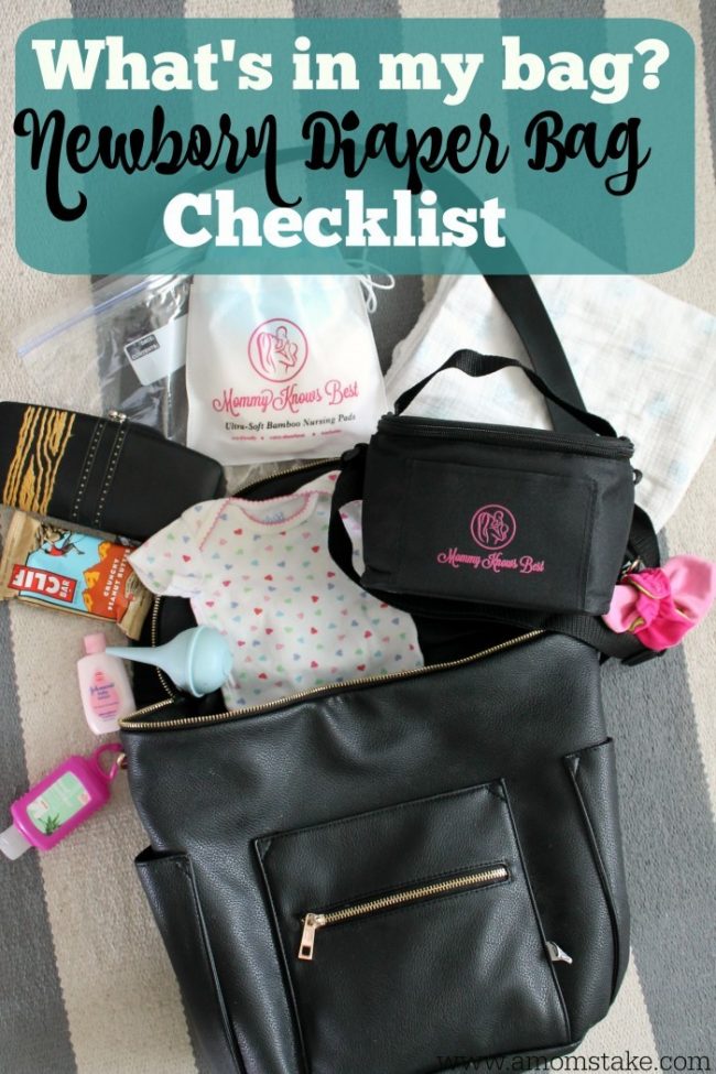 What's in my bag? A Newborn Diaper Bag Checklist mom knows best 4 1