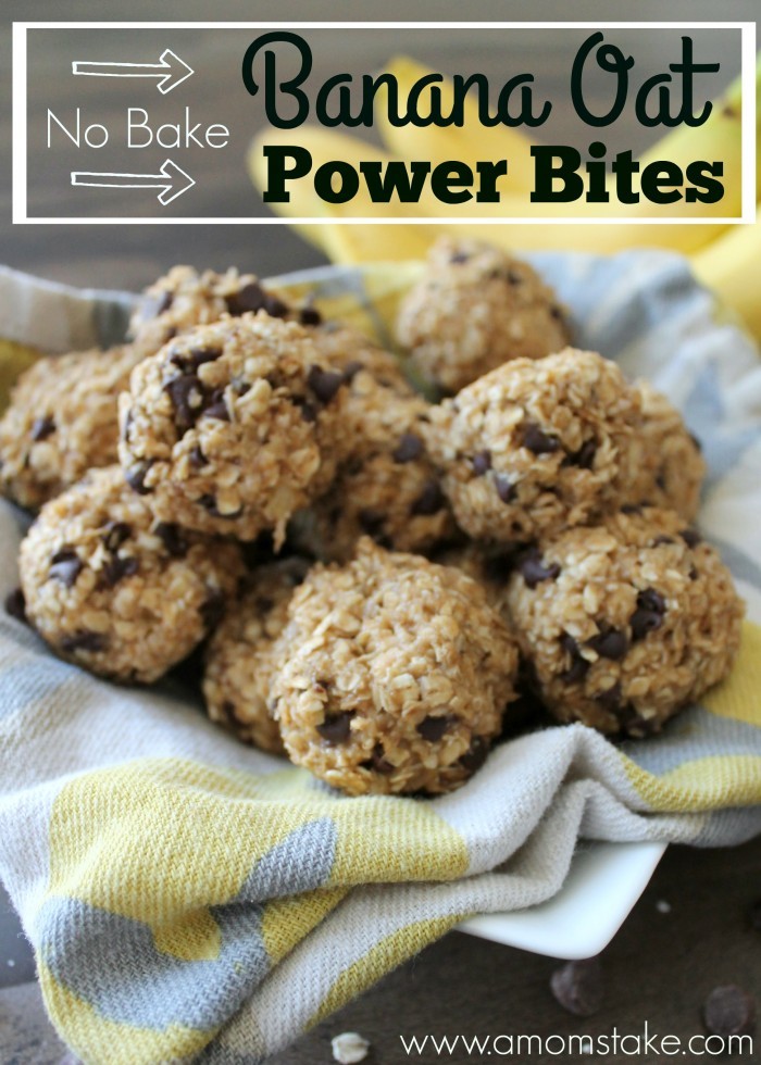 No Bake Banana Oat Power Bites