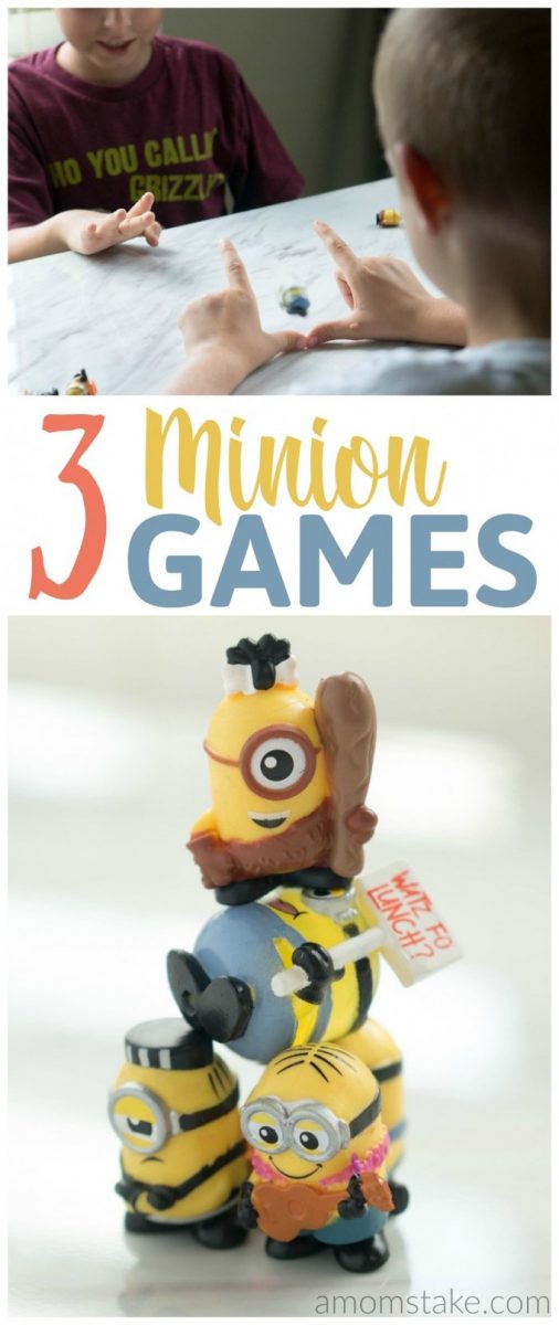 We're having so much fun playing with our little minions friends with these 3 easy minion games!