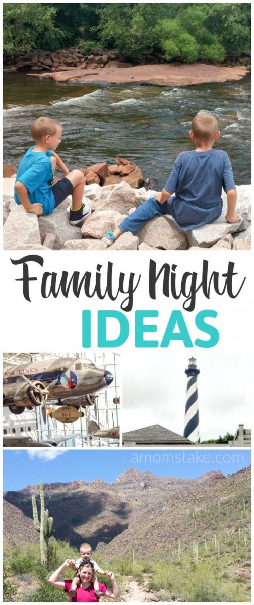 These unique and fun family night out ideas. A great way to bond with your children and as a family. 