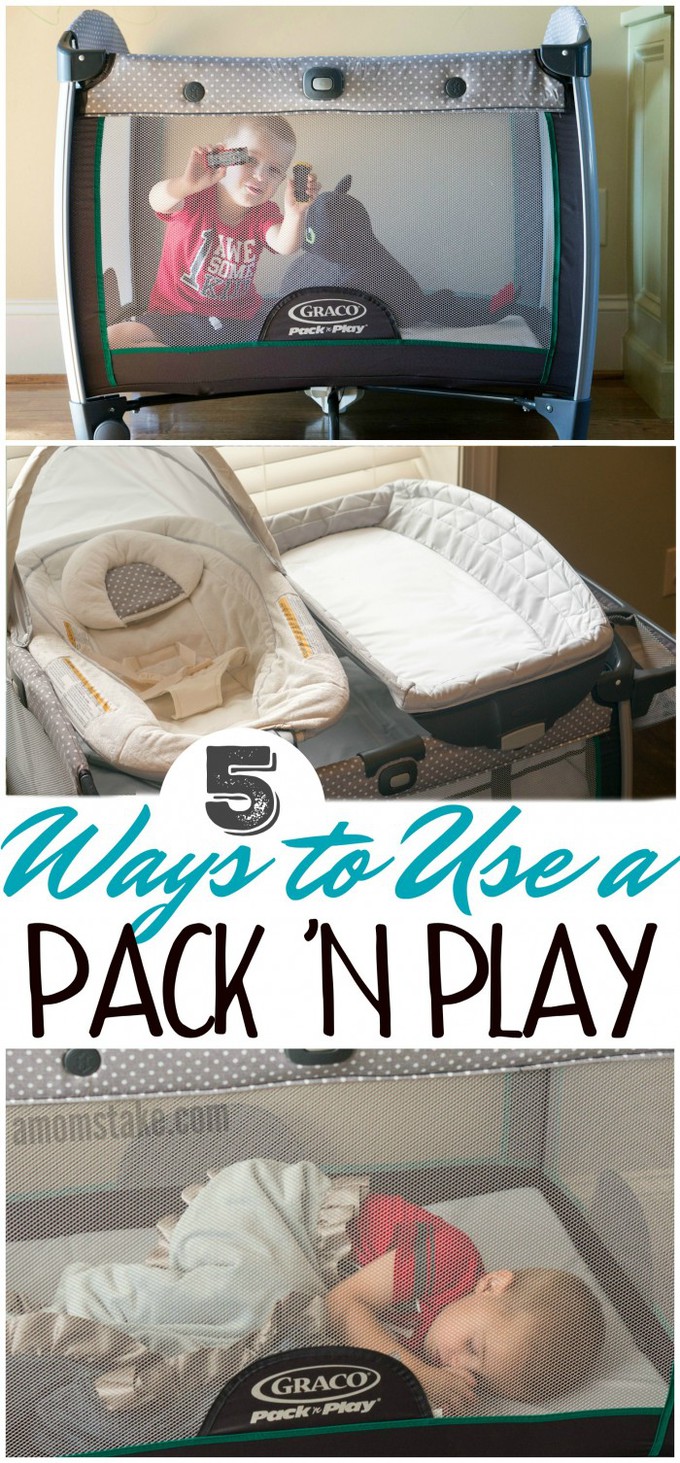 So helpful! 5 Ways to Use a Pack 'n Play #parenting #babies #toddlers #momlife #babygear #momtips #hacks #organize #clean