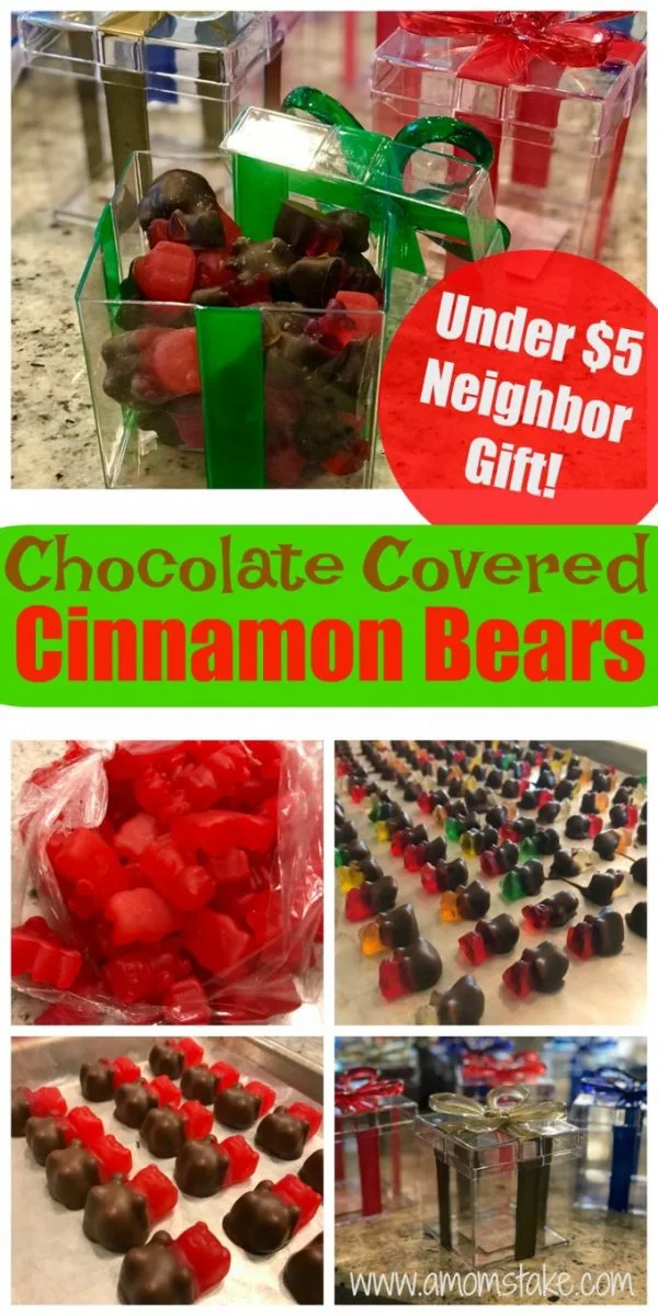 Great Neighbor Gift for the Holidays: Chocolate Covered Cinnamon Bears