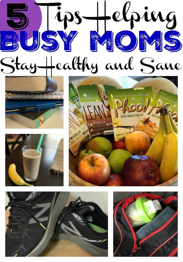 5 Tips for Busy Moms to Stay Healthy & Sane