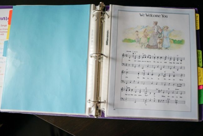 Primary Singing Time Binder - Staying Organized! Singing Time 04335