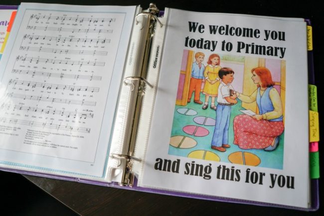 Primary Singing Time Binder - Staying Organized! Singing Time 04336 1