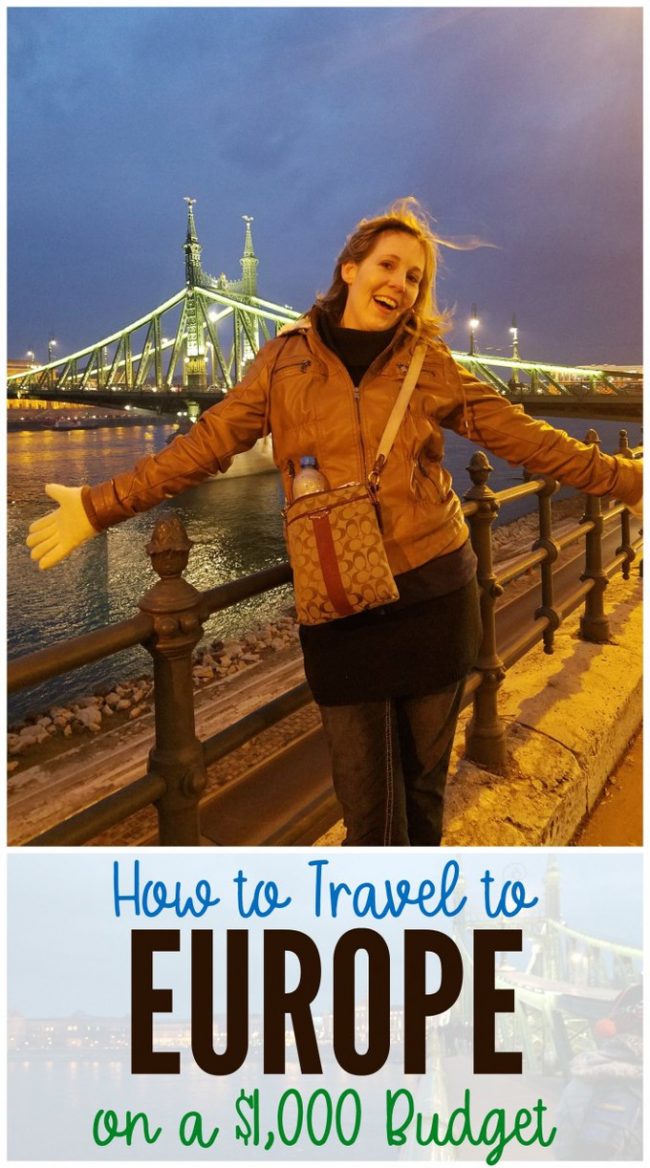 Travel to Europe $1000 Budget