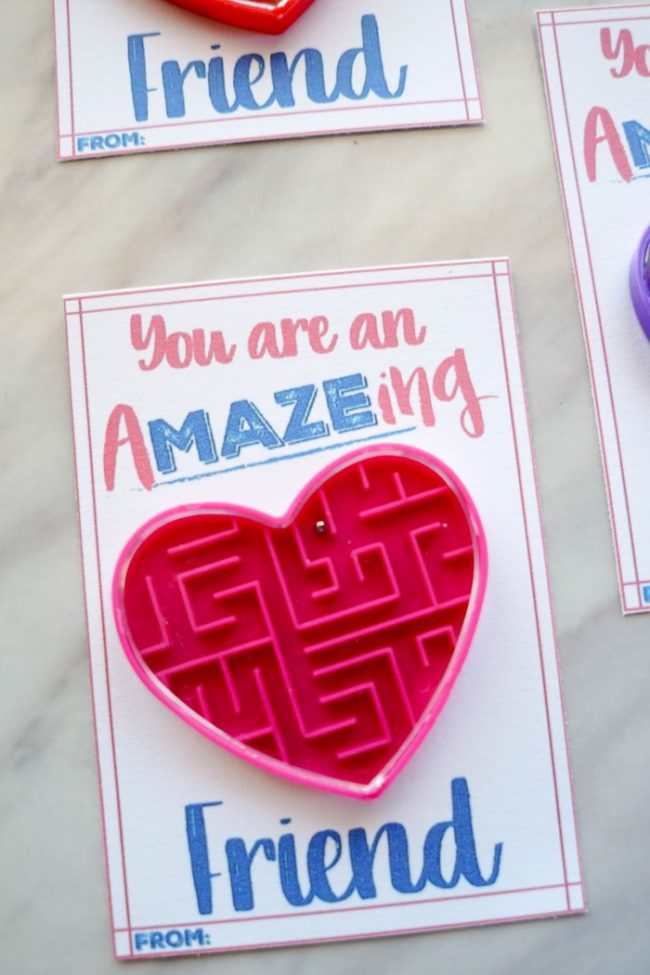 Valentine's Day Maze Cards