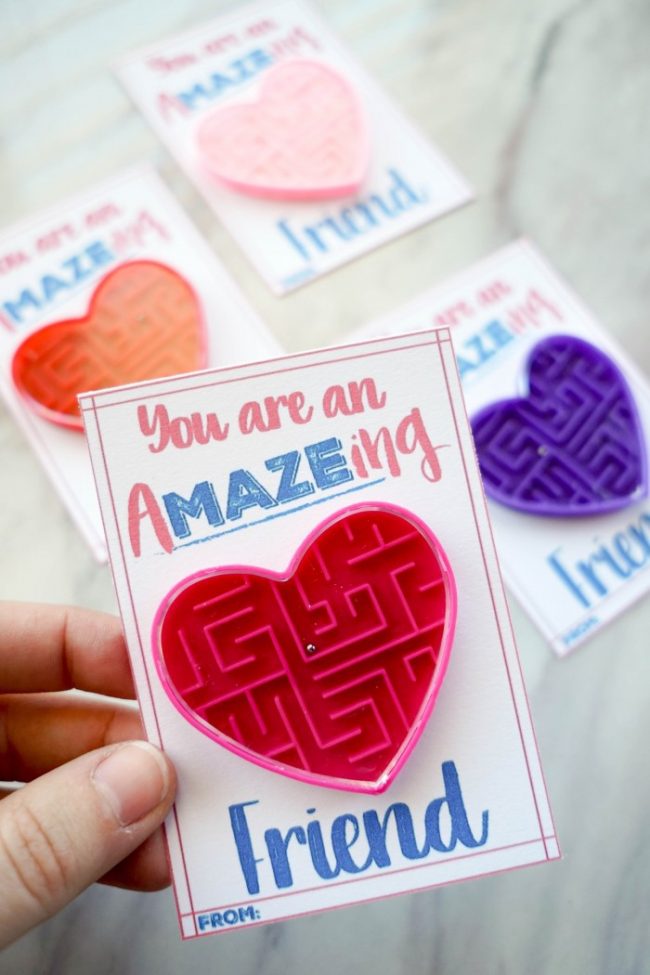 Valentine's Day Maze Cards