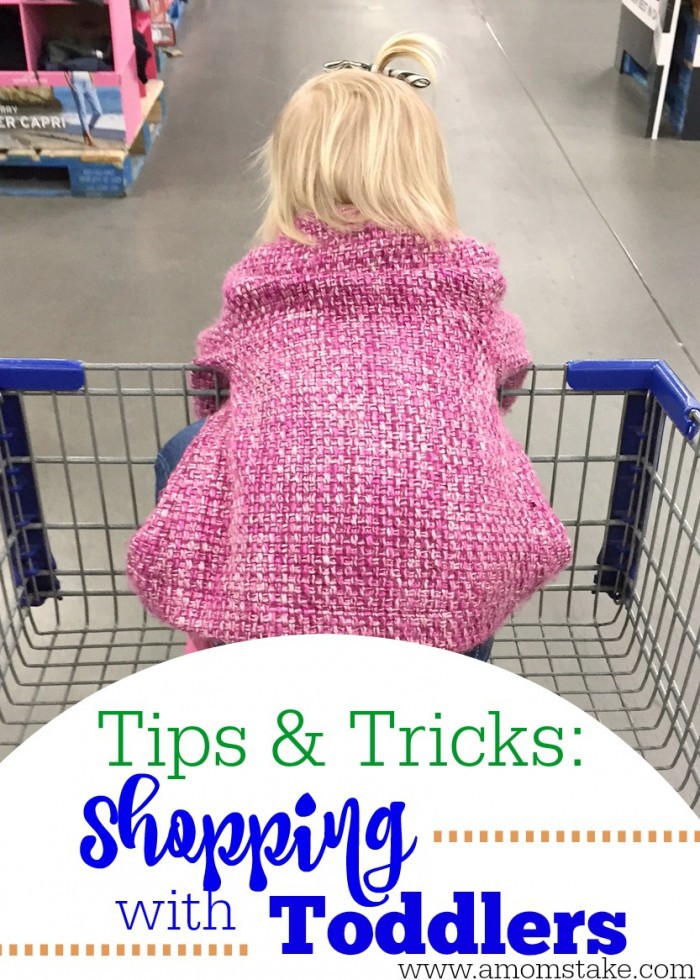 Tips and Tricks for Shopping with Toddlers