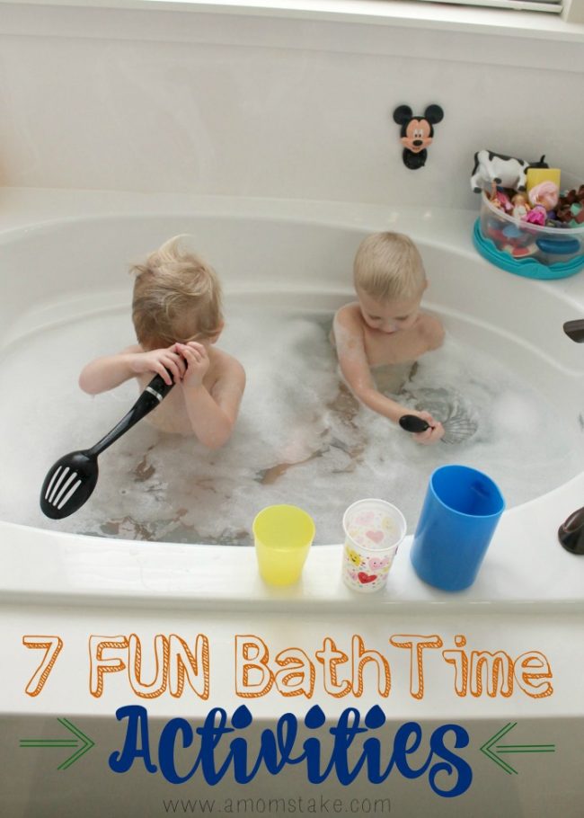 7 Fun Bath Time Activities - A Mom's Take