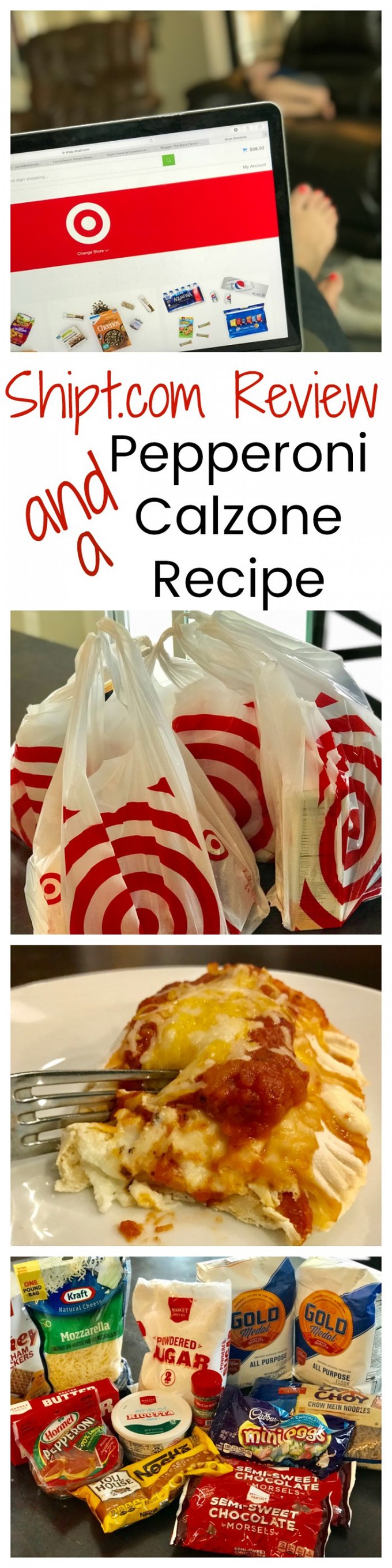 On-Demand Grocery Delivery with Shipt.com + Pepperoni Calzone Recipe