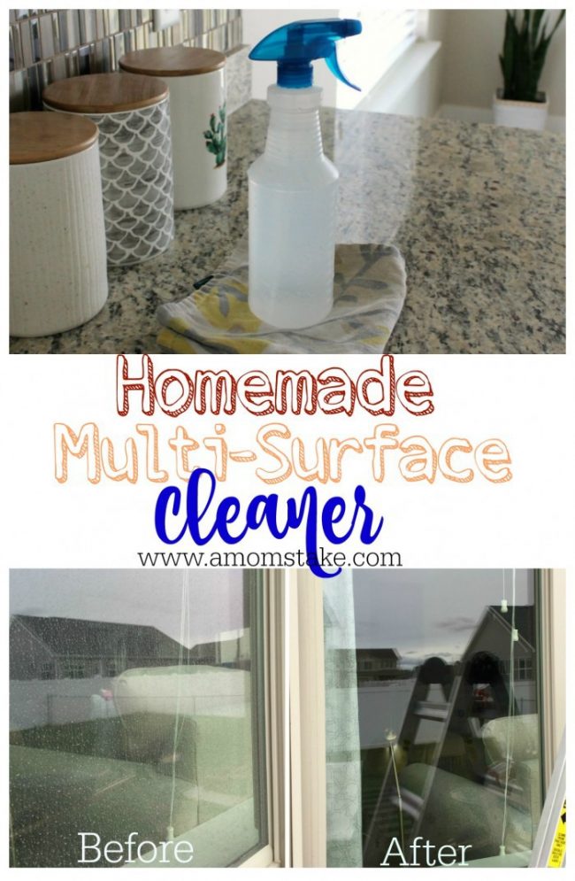 Homemade Multi-Surface Cleaner window cleaner