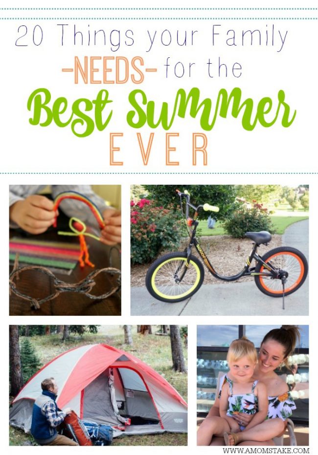 20 Things Your Family Needs for the Best Summer Ever summer collage 3