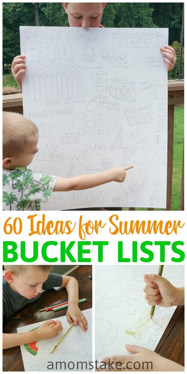 60 Summer Bucket List Ideas for Toddlers to Teens! Ideas for Summer Bucket Lists