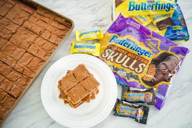 No-Bake Butterfinger Cookie Bars