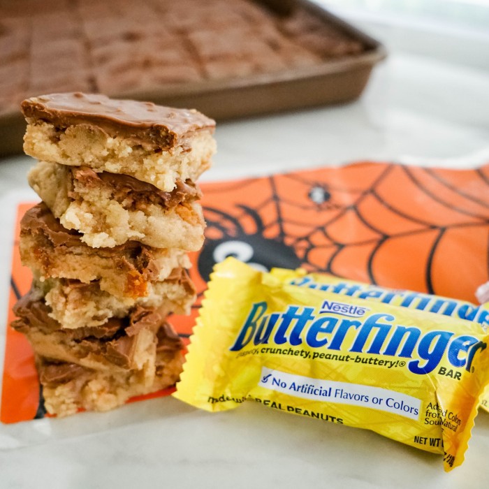 No-Bake Butterfinger Cookie Bars